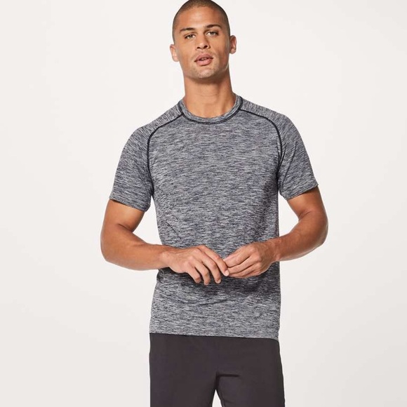 Lululemon Metal Vent Tech Surge Short Sleeve Black / White - Picture 3 of 9